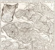 Vaarroutes door Zeeland. Duidelijk is dat de Westerschelde de rol van de Oosterschelde geheel heeft overgenomen. Ook de Walcherse rede tussen Walcheren en Zuid-Beveland heeft haar functie verloren en dichtslibbing van het Veerse Gat bemoeilijkt de scheepvaart in hoge mate. Van de zeehavens die er toe doen, moeten Middelburg en Zierikzee veel aandacht geven aan de kanalen die de eigenlijke havens verbinden met open water. Vlissingen heeft de gunstigste positionering, zeker voor de marine, maar is tegelijk ook ver verwijderd van het economische hart van de Republiek, van het Hollandse en verdere achterland.