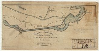 Reitdiep. De loop van het  Reitdiep, vanaf Schouwerzijl, tot de Saaxumer Zijlster Rijtte. De bevaarbaarheid van het kronkelige Reitdiep was een grote zorg voor de stad Groningen.