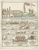 Het stoombootsspel. Onderwerp van het spel is de stoombootdienst Amsterdam-Zaandam, uitgevoerd door de <em>Mercurius</em> van de Amsterdamse Stoomboot Maatschappij (ASM, 1825). Paul van Vlissingen was met zijn ASM in het Zuiderzeegebied de tegenpool van de Rotterdamse NSBM. De ASM onderhield lijndiensten van Amsterdam op Zaandam, Harlingen en Kampen en een sleepdienst door het Noord-Hollands Kanaal. De meeste van deze diensten konden het slechts een korte tijd bolwerken.